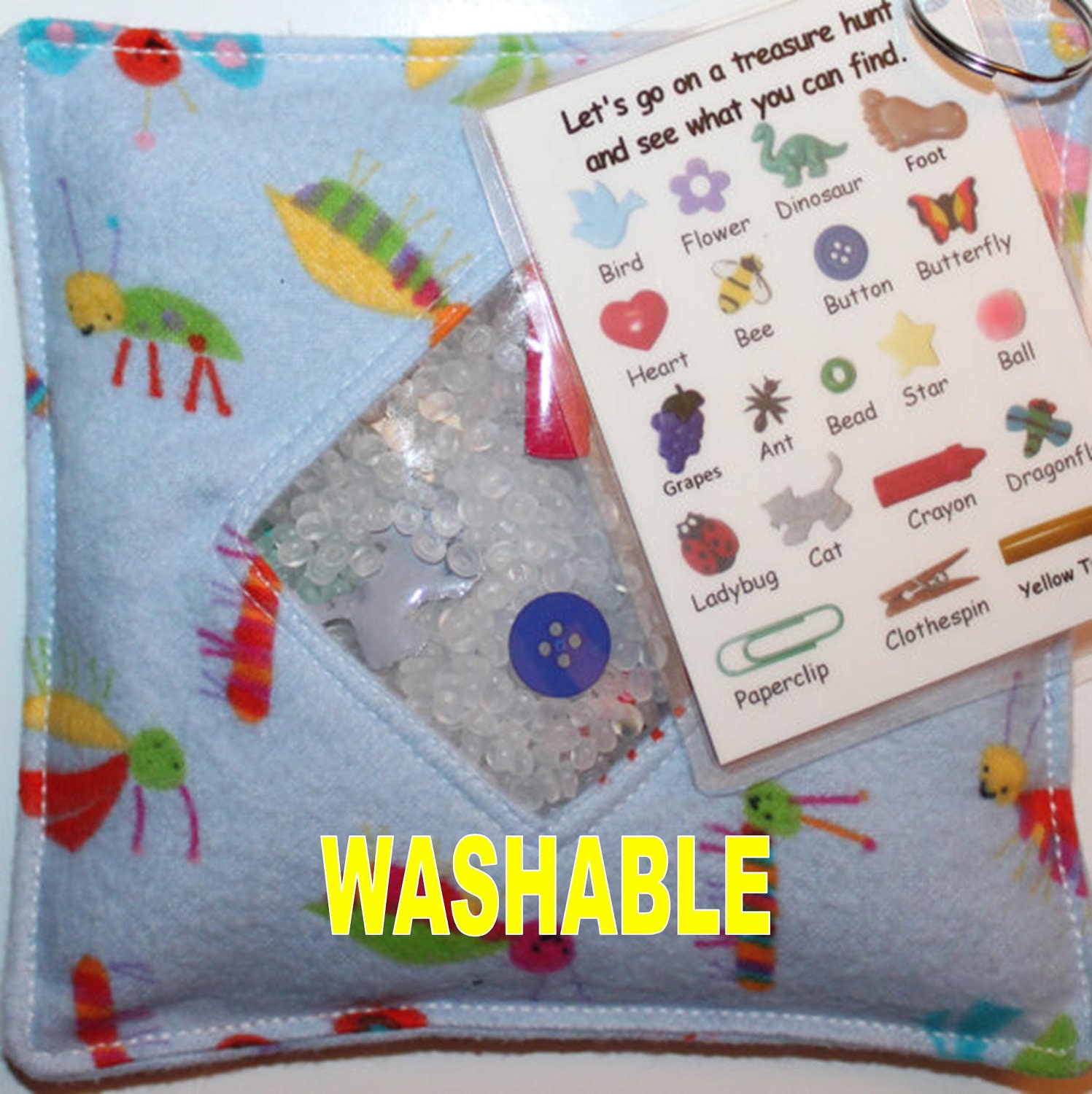 I Spy Bag - SPRING FRIENDS Treasure Hunt with Picture Card - All sells helps support our sports activities and summer camps.