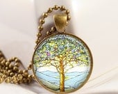 Tiffany Stained Glass Tree Of Life Pendant Resin Pendant Picture Pendant C0S