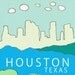 Houston Texas 8x10 / Nursery Decor, Modern City Skyline Poster, Typography Print, Giclee, United States, Travel Theme, Digital