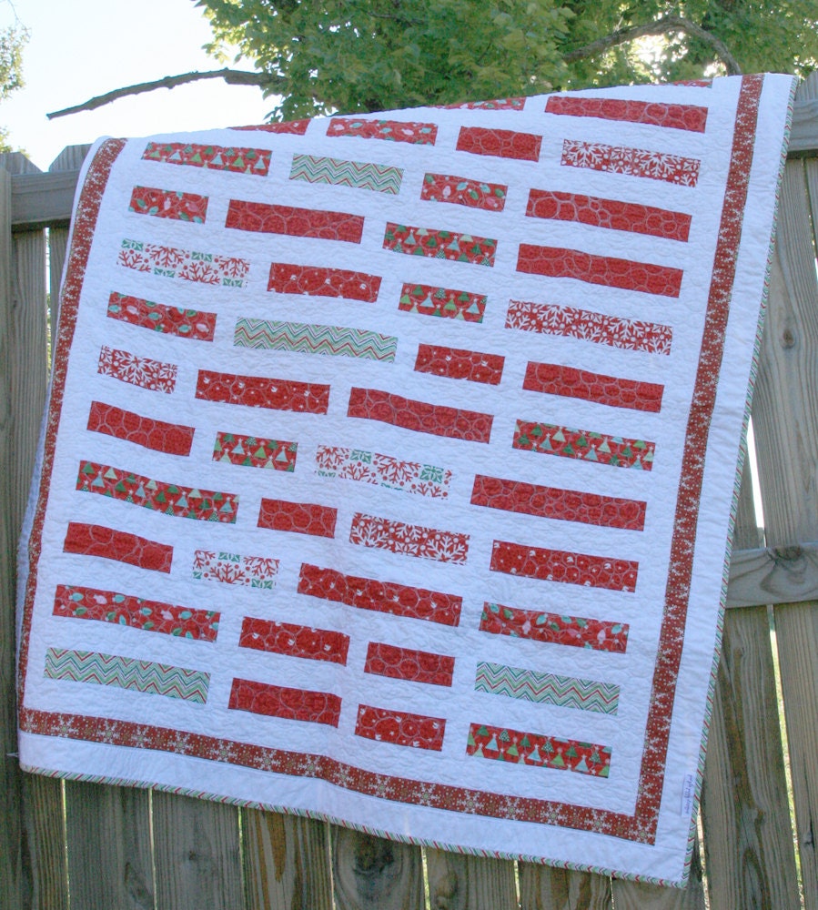 SALE-Double Sided Throw Quilt (48x60) in Joy by Kate Spain
