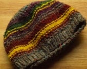 woolie striped hat for small toddlers
