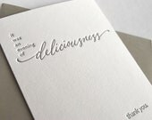 Letterpress Card-Thank You