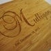 Personalized Cutting Board - Custom Engraved - 11x14 Bamboo - Monogrammed - Personalized Wedding Gift, Anniversary Gift - Housewarming