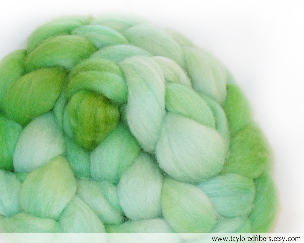Blue Faced Leicester Roving Hand Dyed (ABF644)