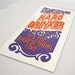 Vintage Hard Drinker Decal Mirror Retro Quirky Purple Orange Funny Humorous Alcohol College Dorm Wall Mirror Dorm Decor Dorm Accessories