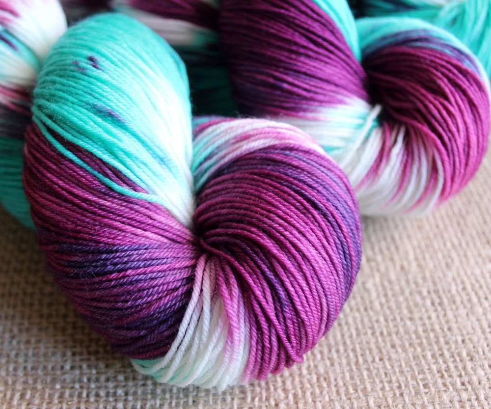 Polyjuice Potion - SW Merino & Nylon Sock Yarn - Hand Dyed - 462 yds
