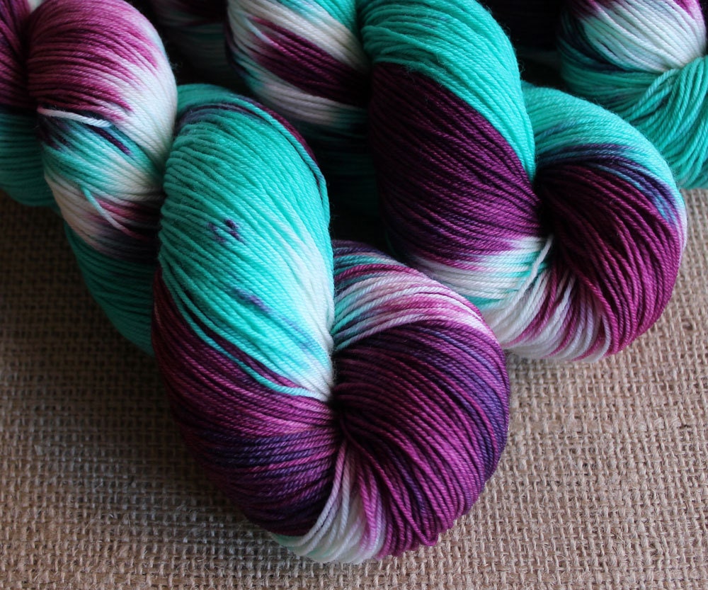 Polyjuice Potion - SW Merino & Nylon Sock Yarn - Hand Dyed - 462 yds