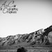 Arizona Mountains number 2 8x10 Fine Art Black and White