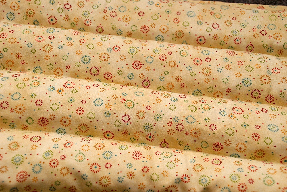 Corn Bag Microwave Heating Pad / Ice Pack -- Fireworks lumbar, 10x16