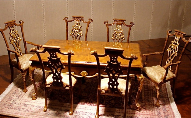 dining table and chairs The Manse