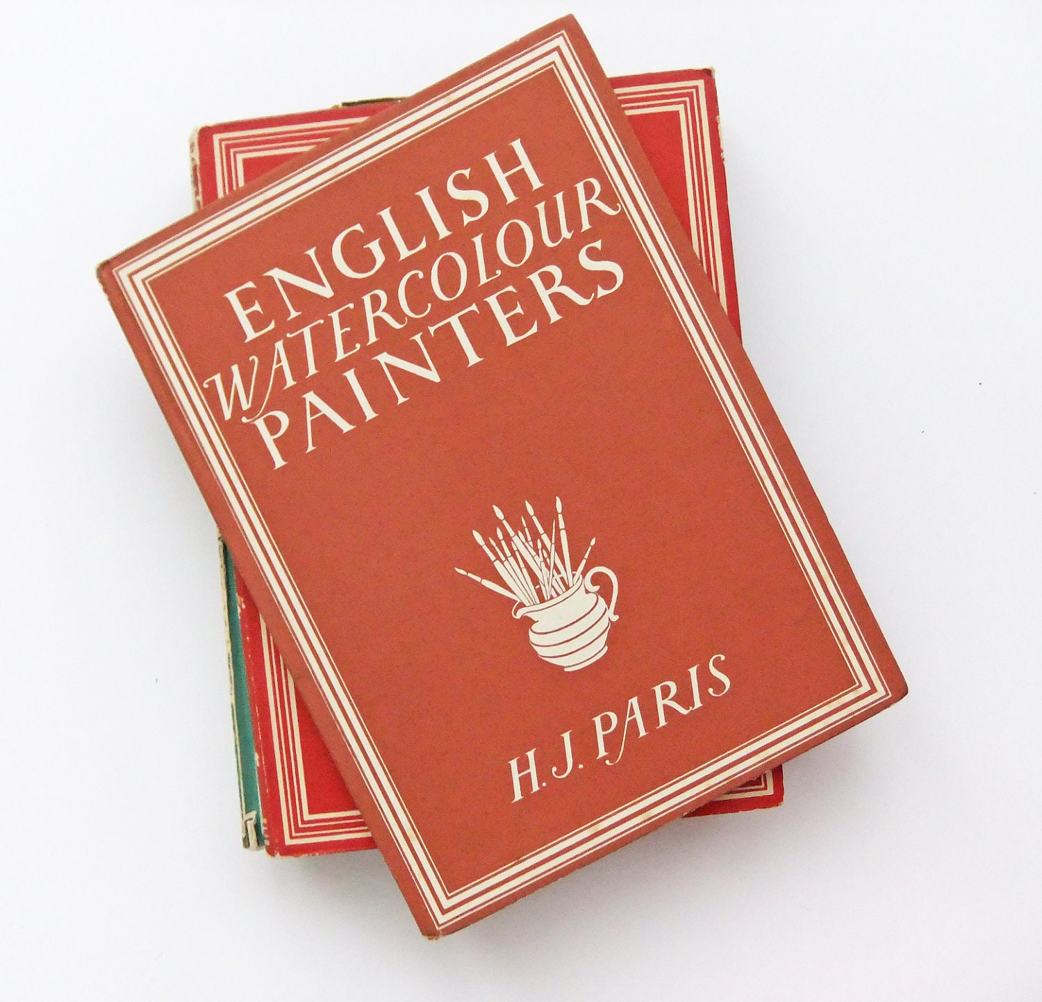 English Watercolour Painters, Britain in Pictures, The British People in Pictures - Hardcover Vintage Book