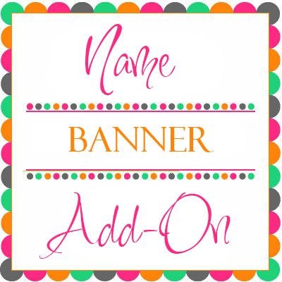 Made to Match Banner Name Add On Il_570xn