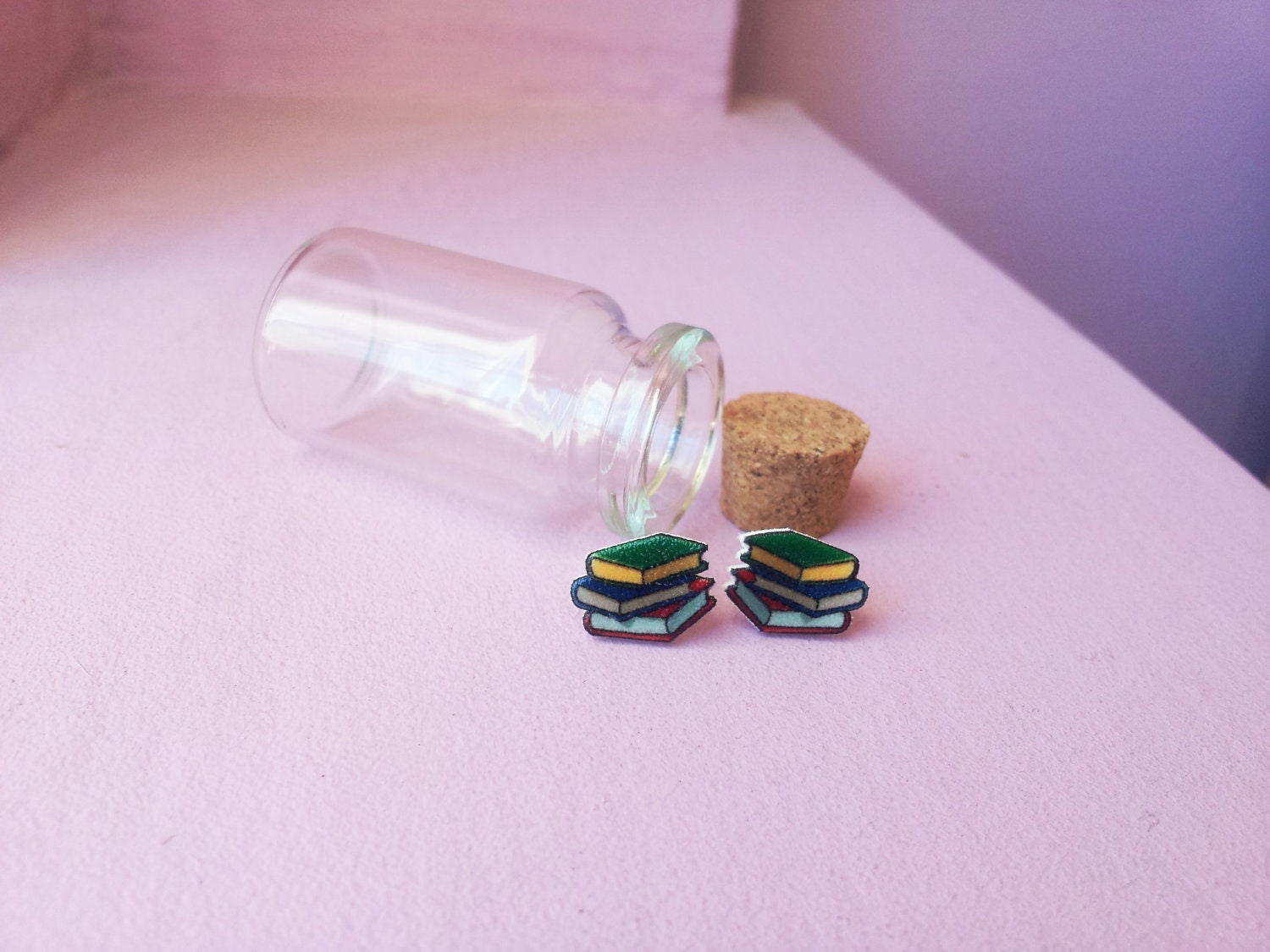 Book Earrings
