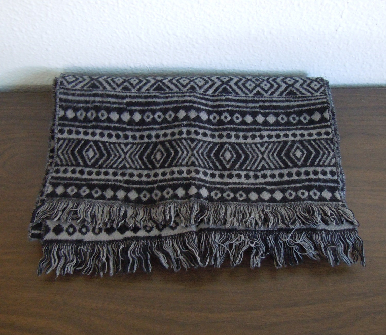 Vintage Geometric Scarf