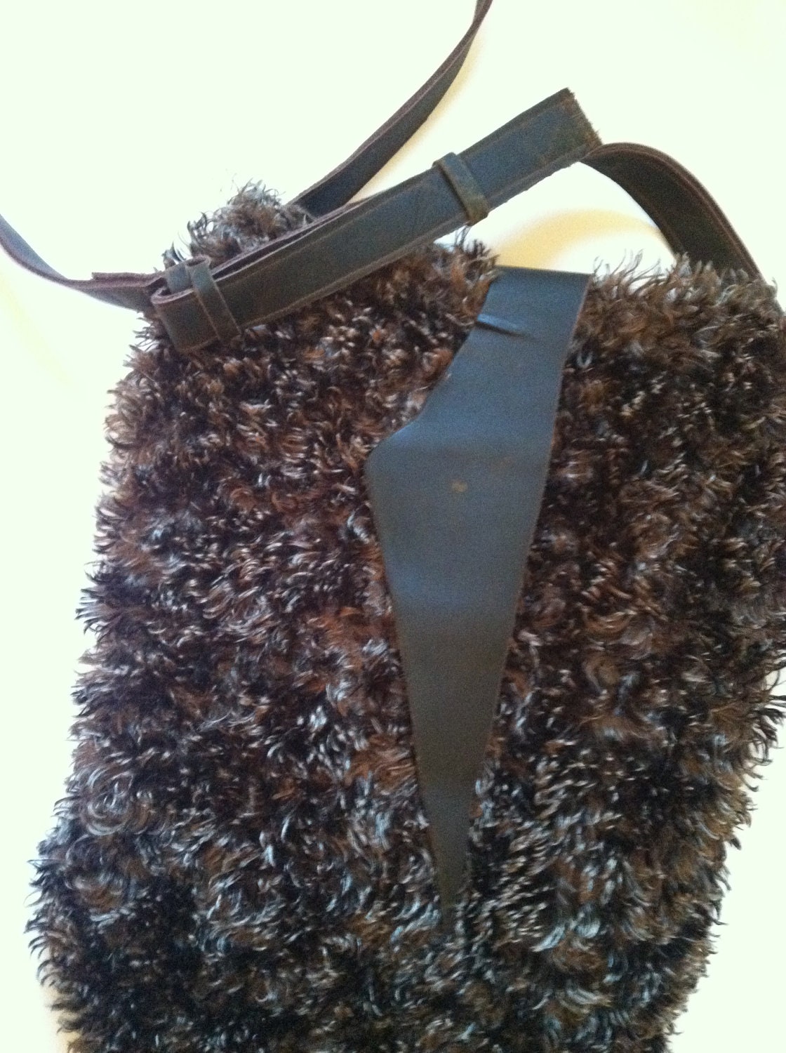 Cashew Turtle   Furry bag 