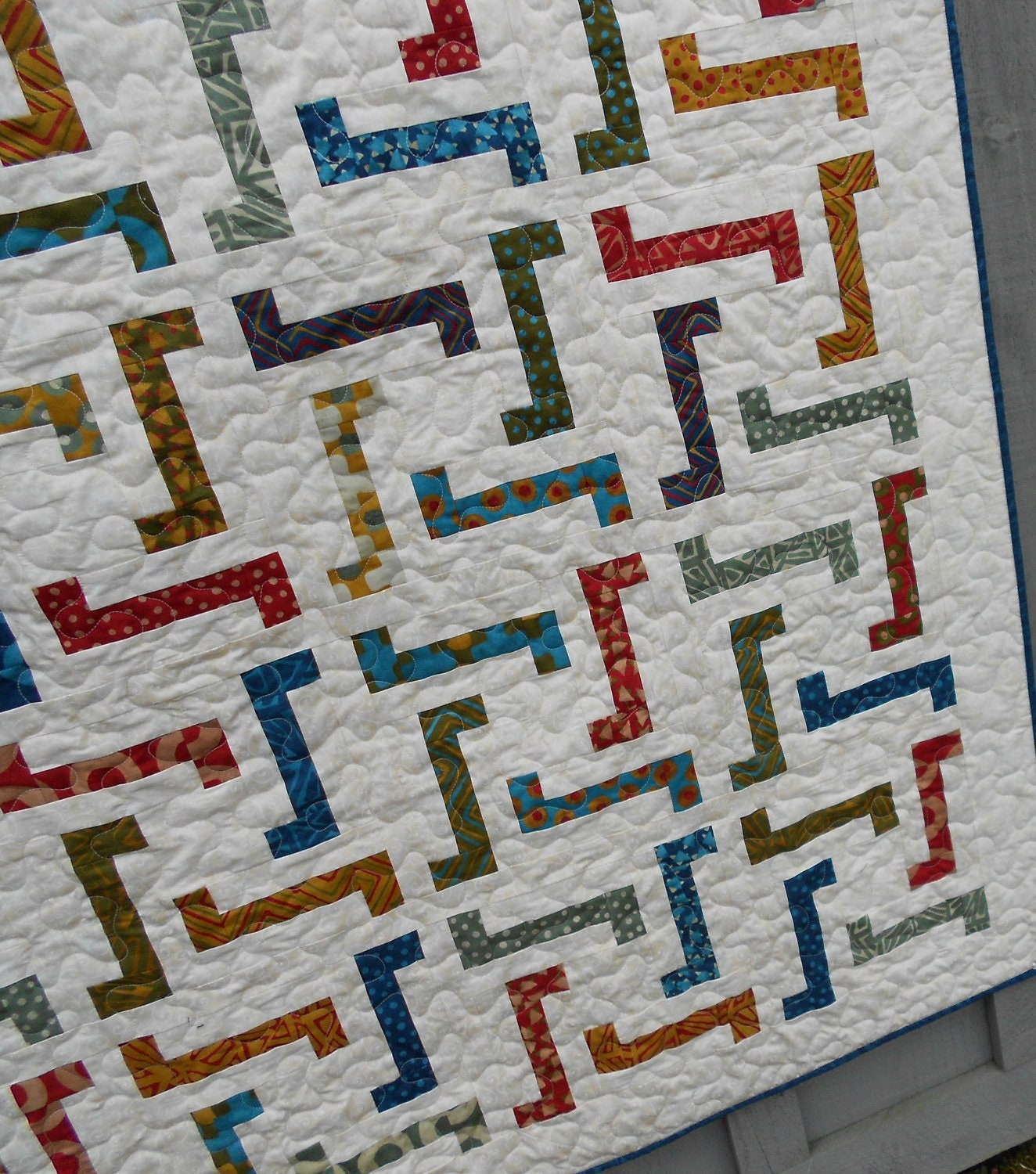 25% Off Coupon Code - Quilt Pattern PDF INSTANT DOWNLOAD - Jiggles - Layer Cake, Honey Bun and Scrap Friendly Crib to King sizes Easy