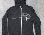 Lift 8 - Black Eco Heather Hoodie - Available in S,M, L and XL