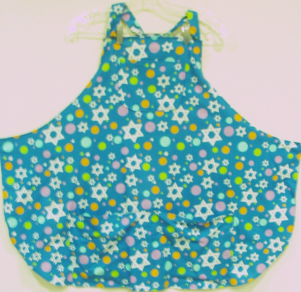 Bib Apron with Stars and Polka Dots  (206)