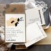 Retro Love - Vintage Modern Wedding Invitation, Black, Ivory, Taupe - Purchase to Start the Ordering Process