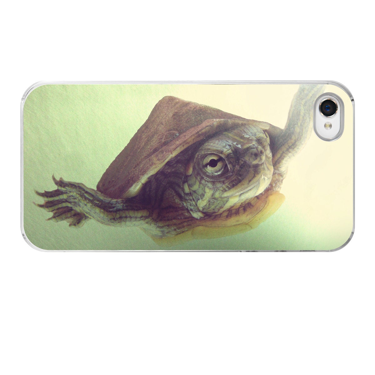 Turtle iPhone Case, iPhone 5 Case, iPhone 4 Case, iPhone 4s Case, Turtle iPhone Cover, Turtles Swimming Underwater, Macro Turtle Photography