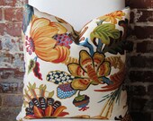 Cambourne - Schumacher - Honey - Pattern Placement May Vary - 20 in square - Designer Pillow - Decorative Pillow - Throw Pillow