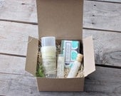 Large Spa Gift Set / Soap Lip balm and bath salt gift / For Her / spa gift for her bath and beauty body