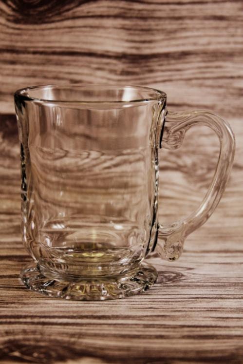 Custom Engraved Glass Coffee Mug - Engraving Costs Included
