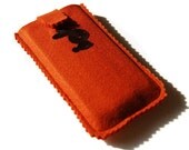 iPhone 4 case / iPod touch case sleeve pouch felt
