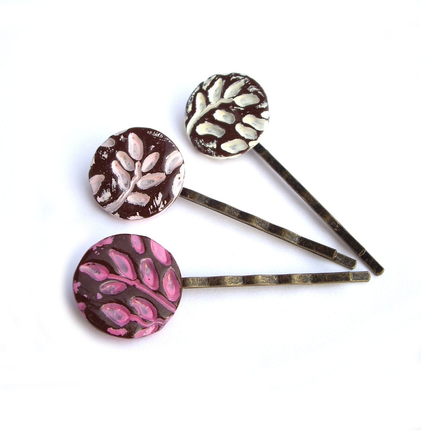 Hair pins, Purple hairpins, pink hair pins