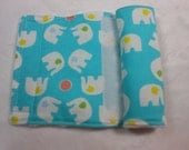 Infant Or Toddler Reversible Car Seat Strap Covers White Elephants