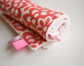 mini blankie / lovey for the modern baby girl - security blanket