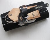 The Mopha Tool Roll - Black with Black Toe Strap
