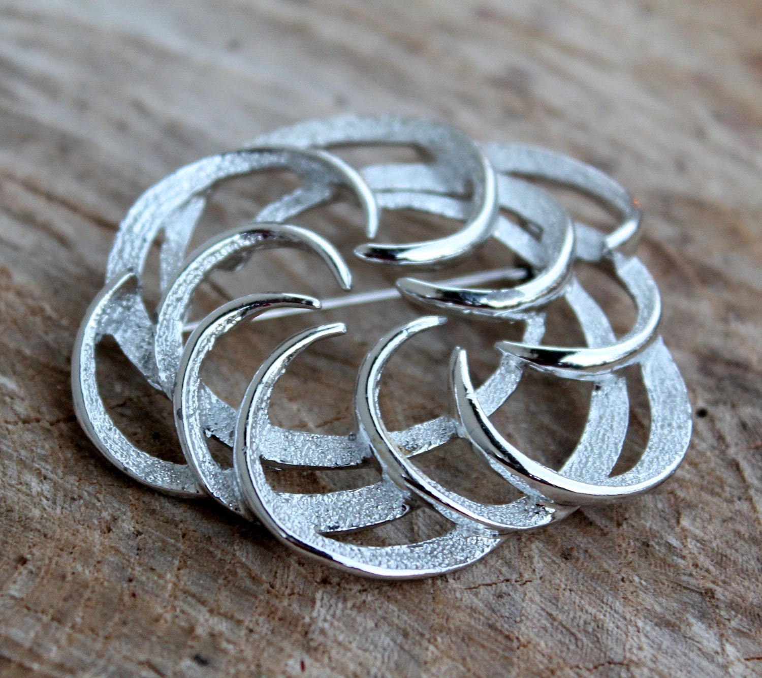 Vintage Silver Brooch-Sarah Coventry