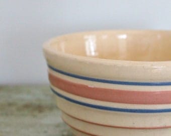 Vintage stoneware fruit  bowl