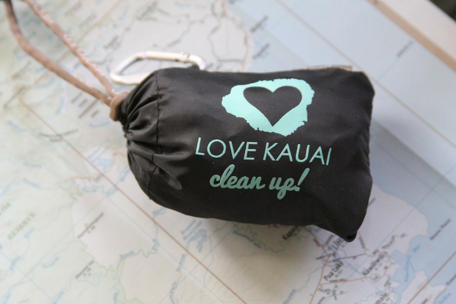 Shopping Bag - LOVE KAUAI - Clean Up Chico Shopping Bag