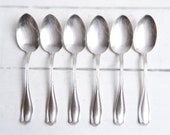 Vintage Flatware Antique Tablespoons by Rogers & Son - Set of 6, 1919 Clinton  Pattern