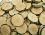 Wood Supplies 50 Wooden Ash Slices. 3/4 to 1 3/4 inch. Supplies for all your Crafts and Projects.