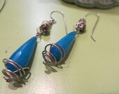 Quirky and Twisted Jade Earrings