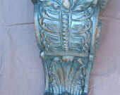 Metallic Sconce Shelf Plant Holder Home Decor Hollywood Glamour Hollywood Regency Design Du'Jour French Paris