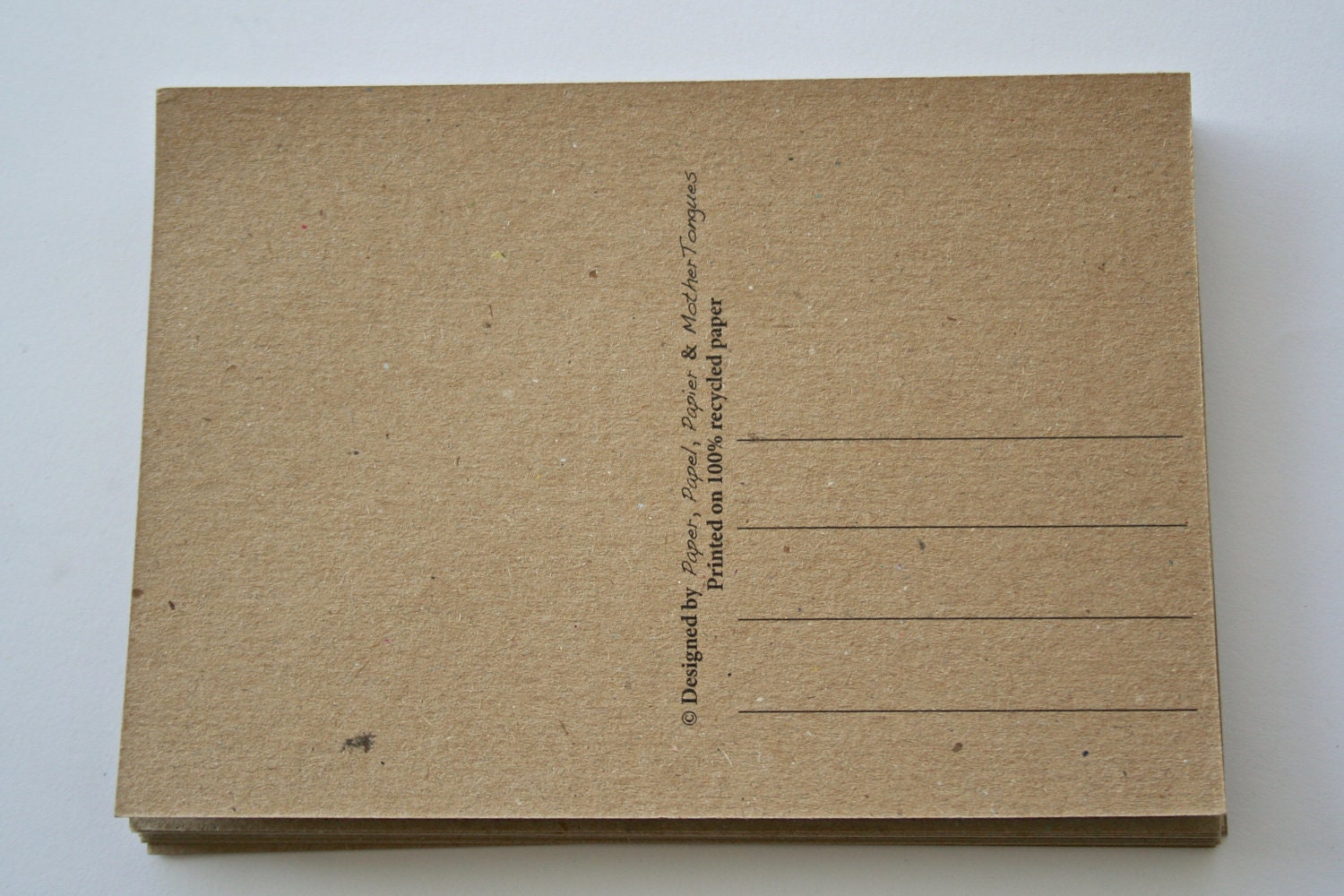 Ubuntu kraft postcards (set of 12)