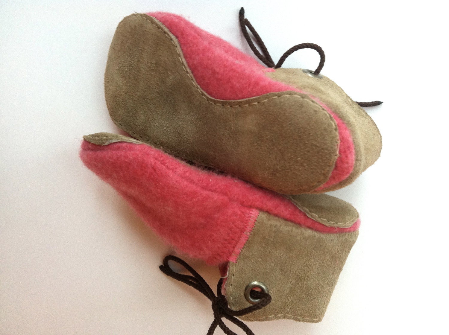 Modern Jill wool and leather baby and toddler shoes with non-slip suede sole