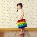 Girls Skirt, Rainbow Skirt, Little Girls Rainbow Skirt, Rainbow Ruffle Skirt, Kids Rainbow Skirt, Toddler Rainbow Skirt, Baby Spring Skirt