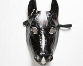 Paper mache horse mask
