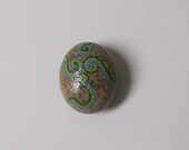 Ribbons - hand painted rock