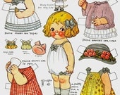 Uncut Dolly Dingle Paper Dolls by Grace G Drayton - Pack 1