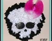 Monster High School Doll Theme Skull Birthday Wreath