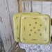 Vintage cottage chic rose and pale yellow tray-retro instant collection