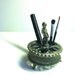 Gift for her/ mom/ best friend/ Romantic Brass cherub lipstick  and or ring holder/ Victorian /Hollywood regency decor -