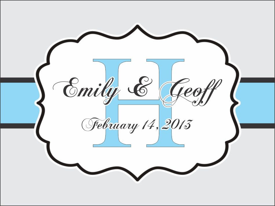 Wedding Stickers - 100 - 4' x 3" Printed Welcome Bag Labels Il_170x135