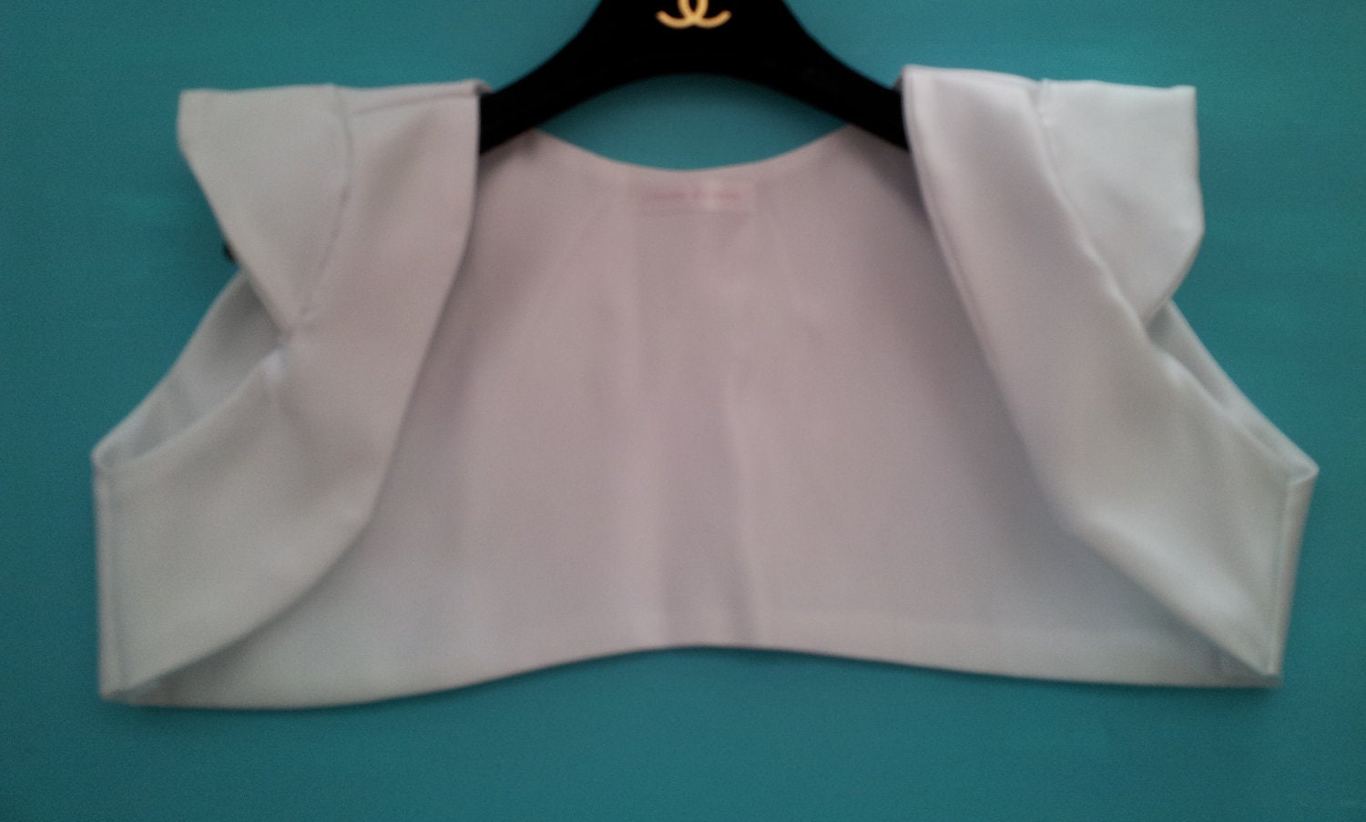 Perfect White Satin Bridal Bolero- "Grace"